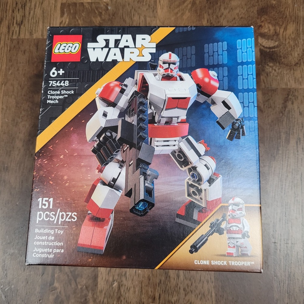 LEGO Star Wars Clone Shock Trooper Mech Building Toy Set #75448 NIB Sealed